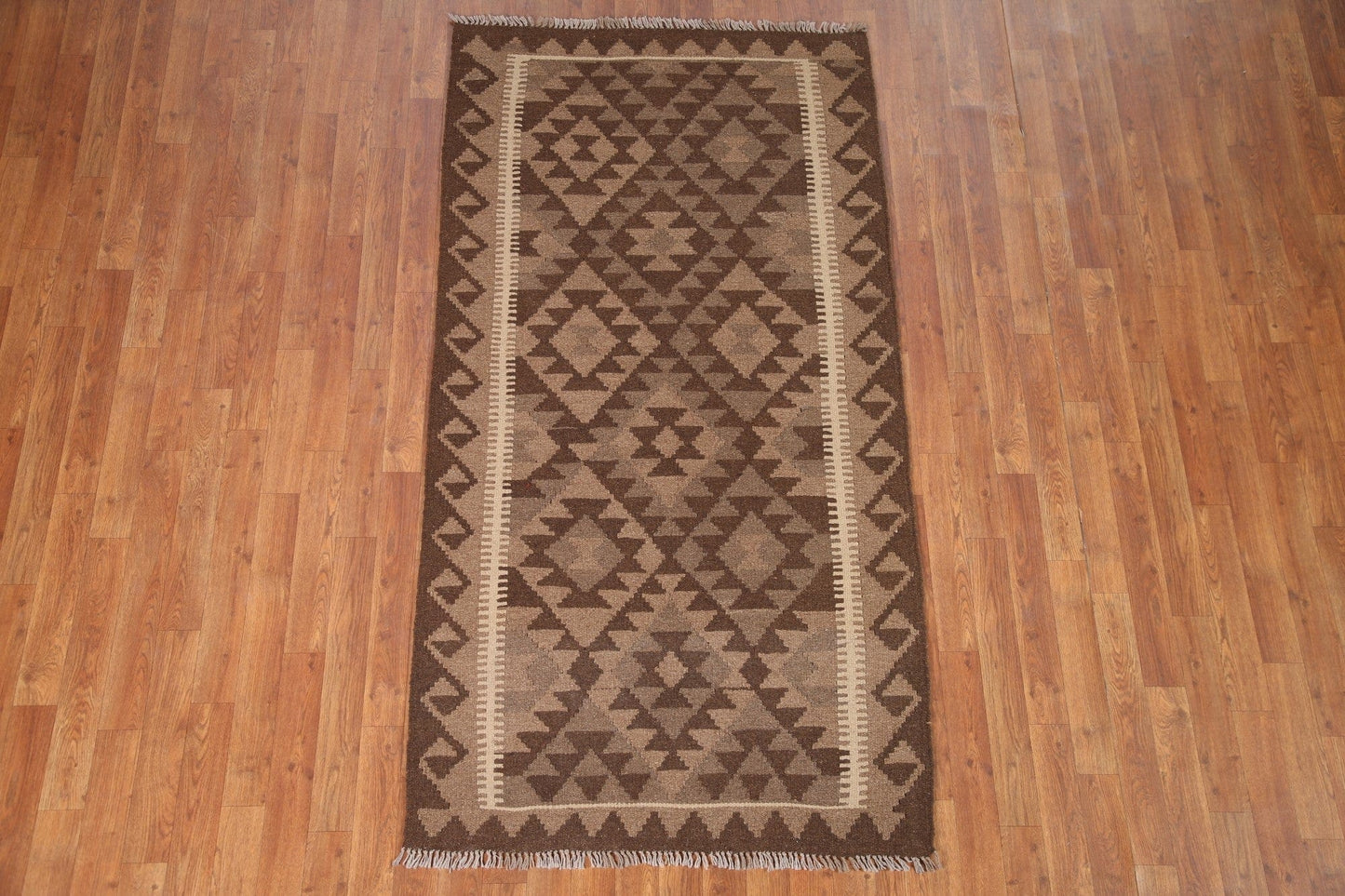 Geometric Kilim Oriental Area Rug 4x7