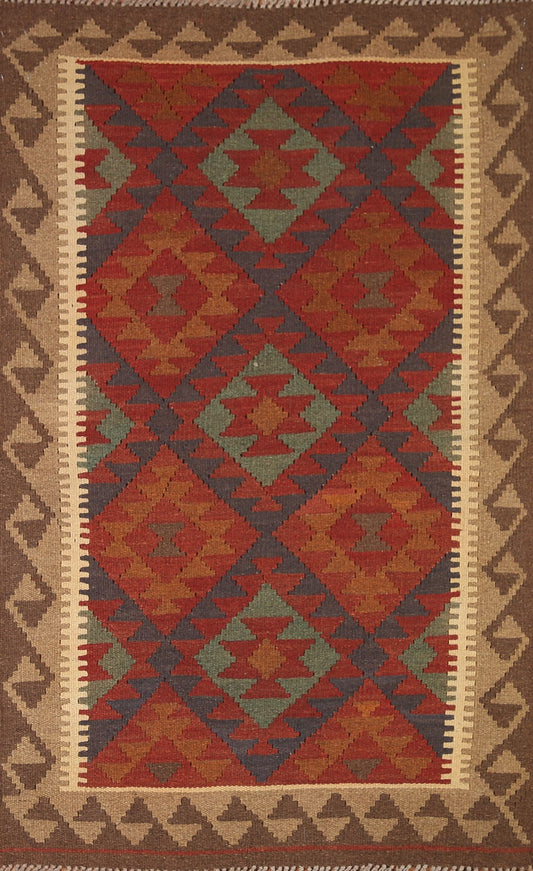 Reversible Kilim Oriental Area Rug 3x5