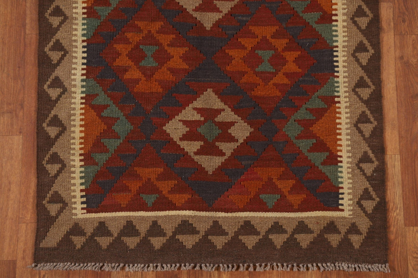 Geometric Kilim Oriental Area Rug 3x5