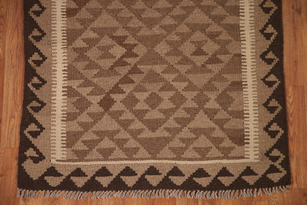 Kilim Reversible Wool Area Rug 3x5