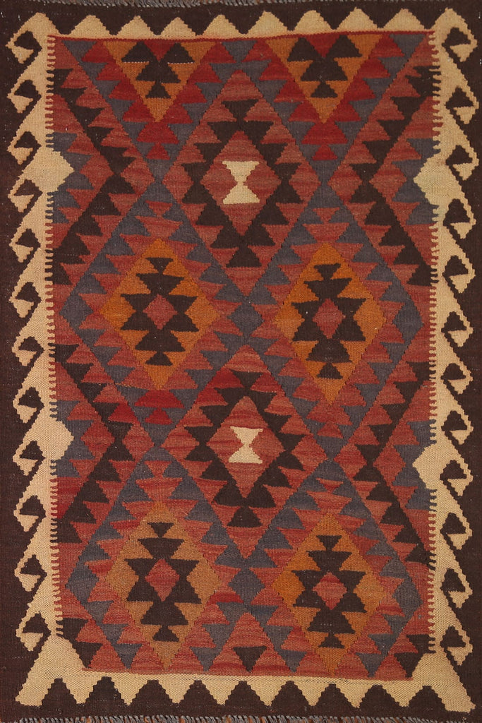 Geometric Kilim Oriental Area Rug 3x5