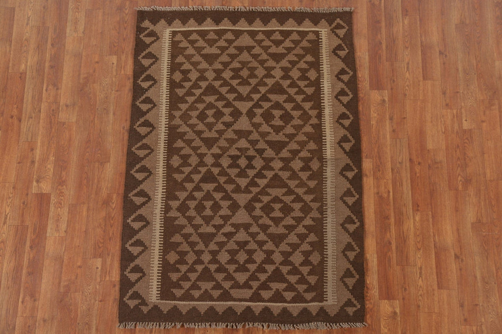 Kilim Reversible Area Rug 4x5