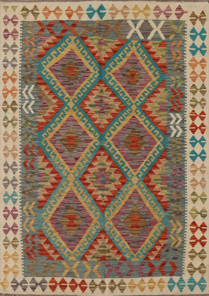 South-Western Kilim Oriental Area Rug 4x6