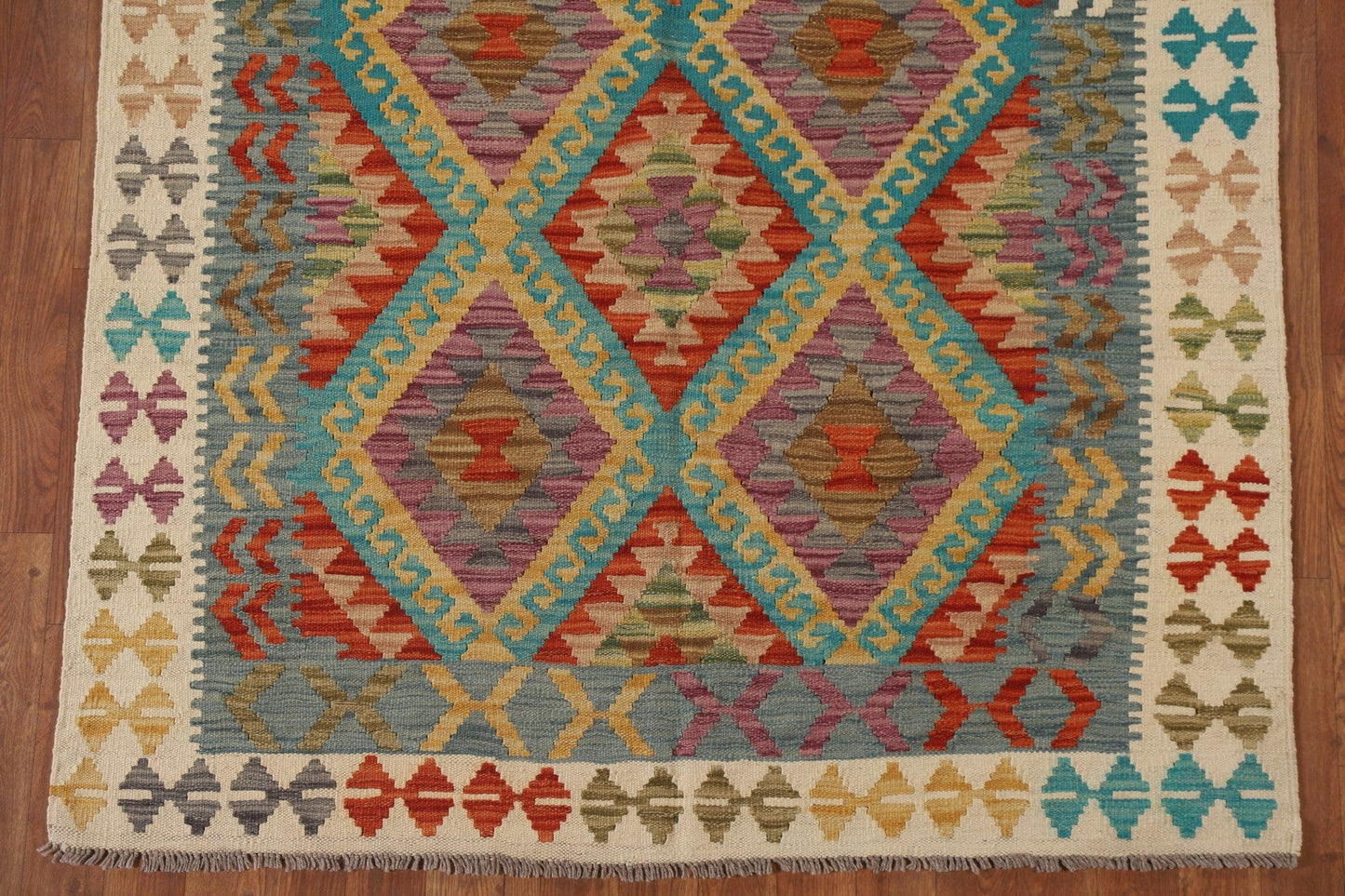 South-Western Kilim Oriental Area Rug 4x6