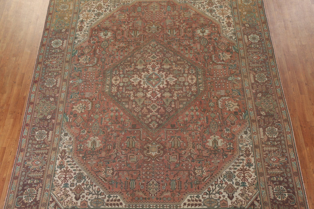 Geometric Tabriz Persian Area Rug 10x13