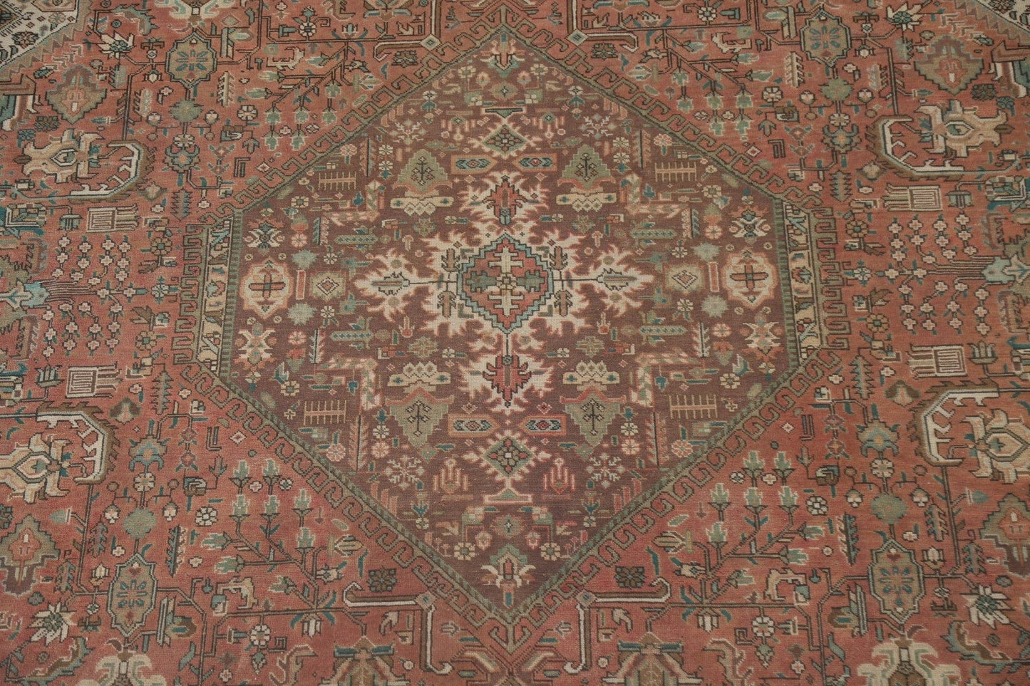 Geometric Tabriz Persian Area Rug 10x13