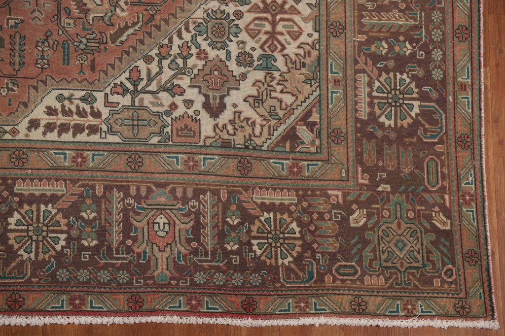 Geometric Tabriz Persian Area Rug 10x13