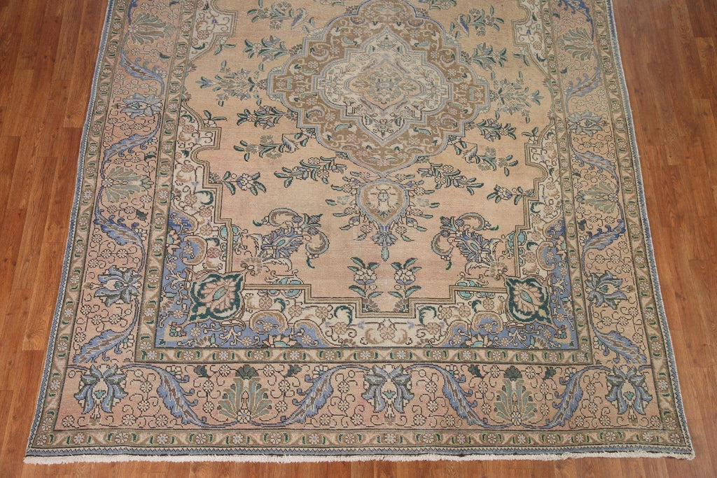 Vintage Tabriz Persian Area Rug 8x11