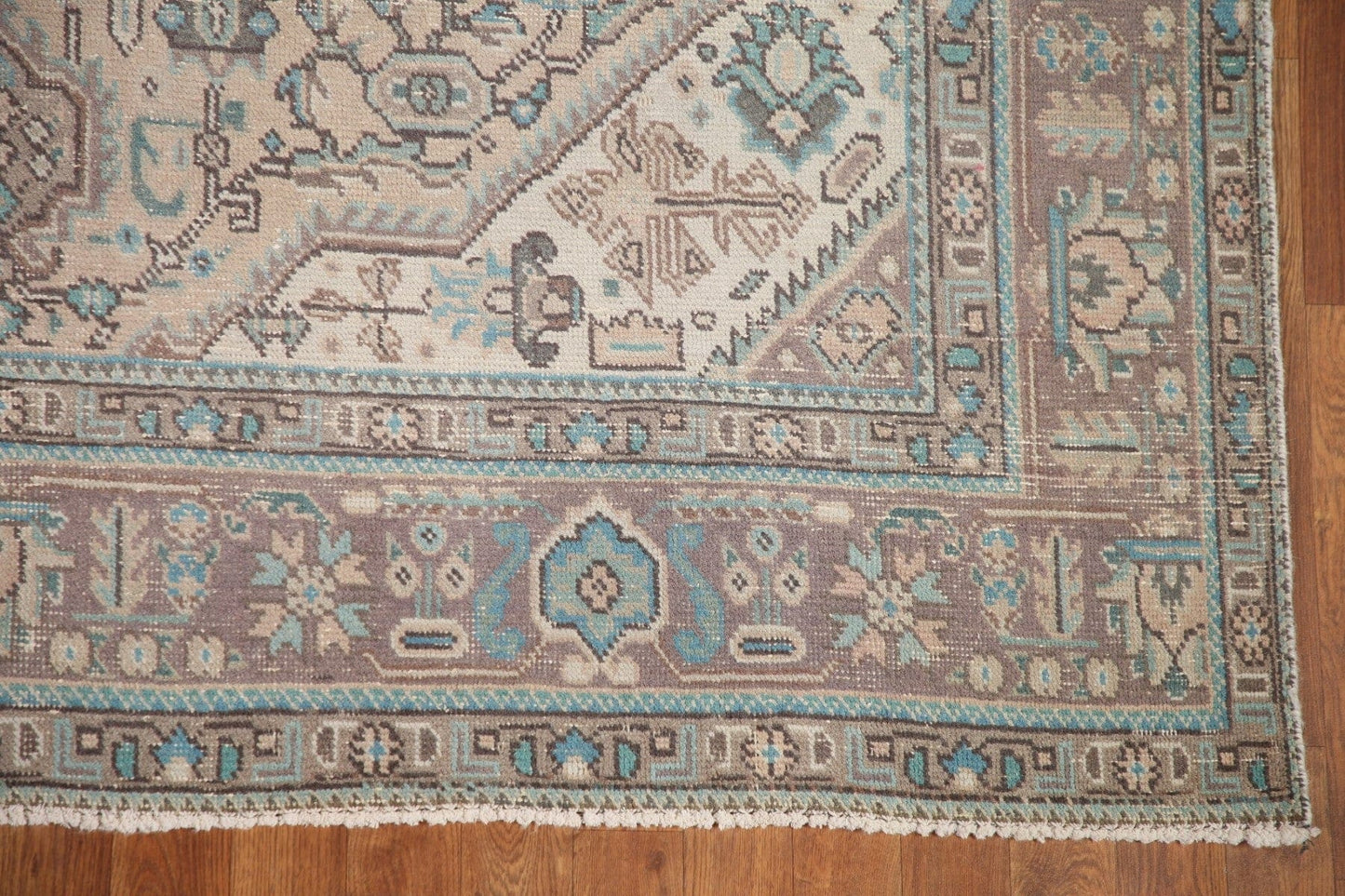 Distressed Tabriz Persian Area Rug 7x9