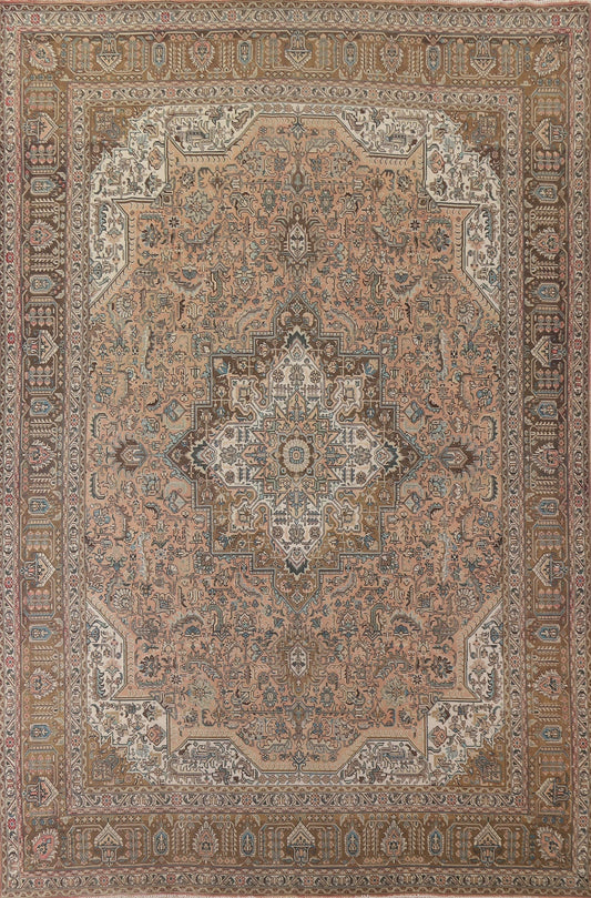 Geometric Tabriz Persian Area Rug 10x13