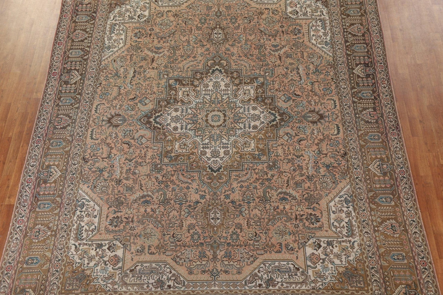 Geometric Tabriz Persian Area Rug 10x13