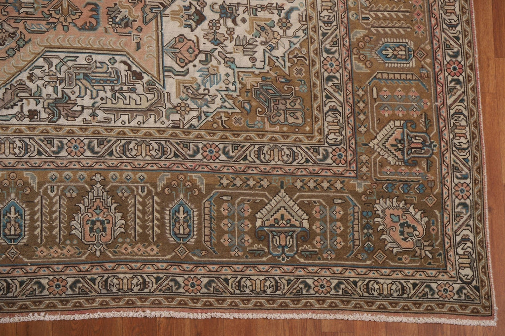 Geometric Tabriz Persian Area Rug 10x13