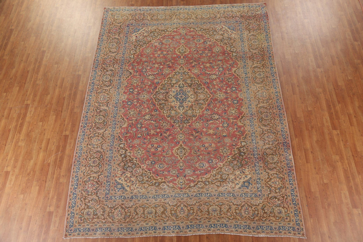 Traditional Kashan Persian Area Rug 9x12