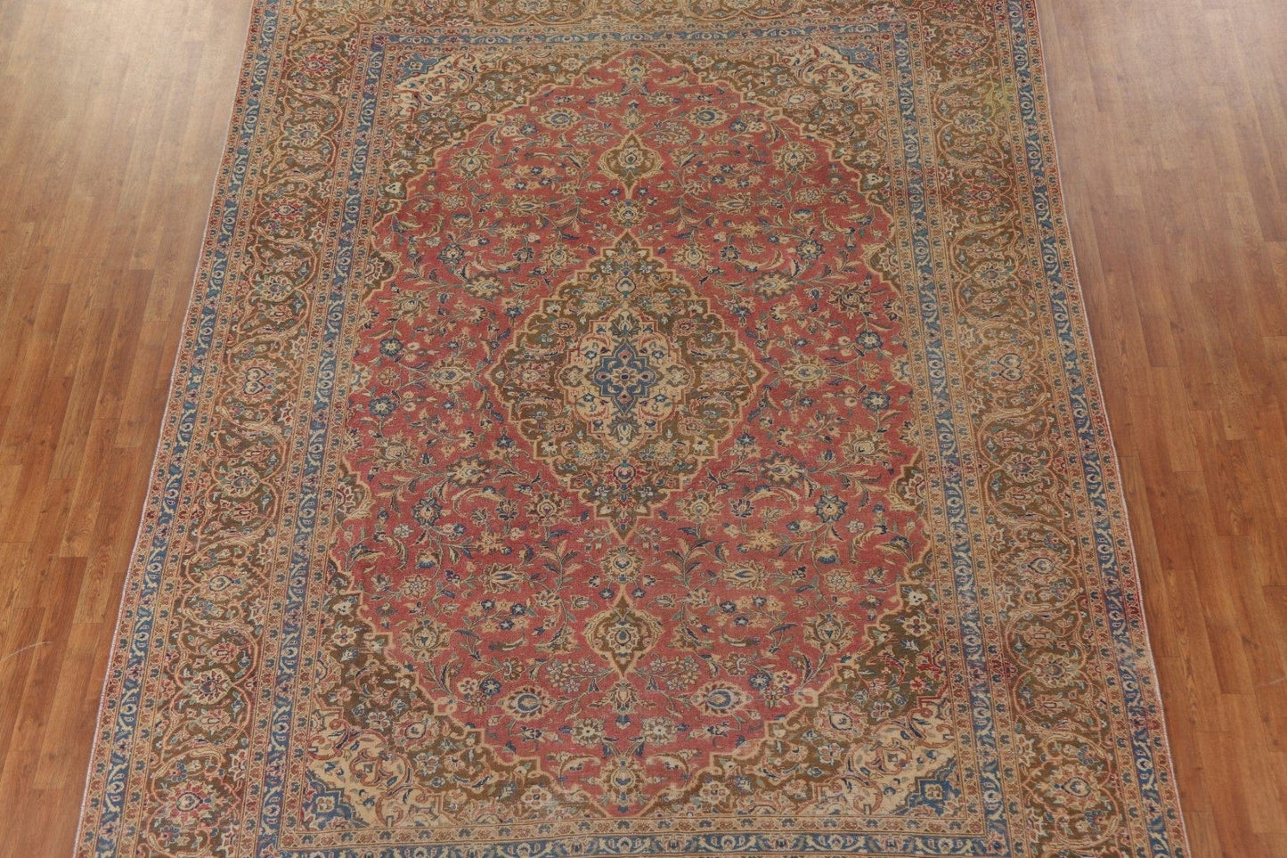 Traditional Kashan Persian Area Rug 9x12