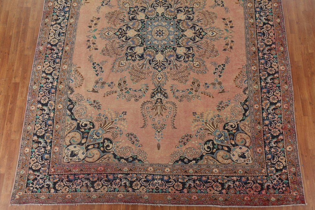 Vintage Mashad Persian Area Rug 9x13