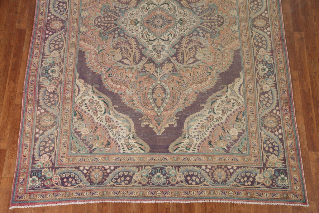 Geometric Tabriz Persian Area Rug 7x9