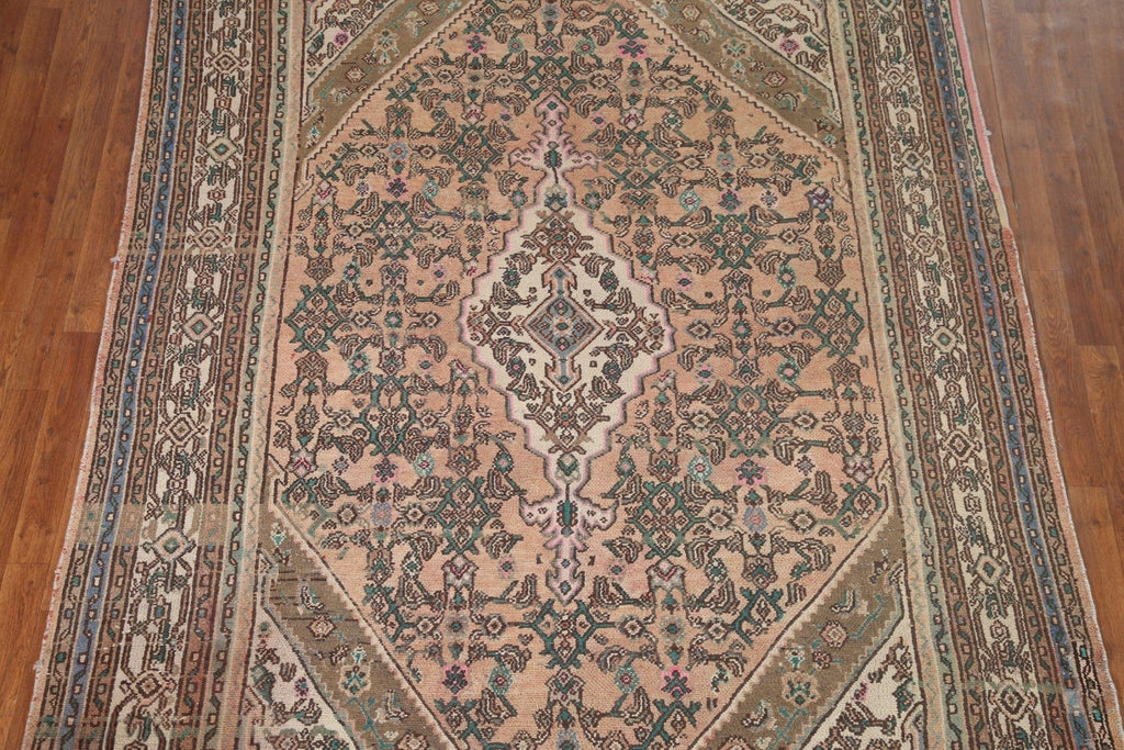 Geometric Hamedan Persian Area Rug 7x10