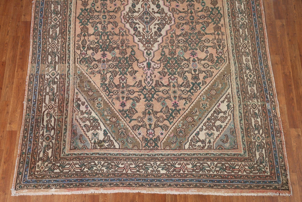 Geometric Hamedan Persian Area Rug 7x10