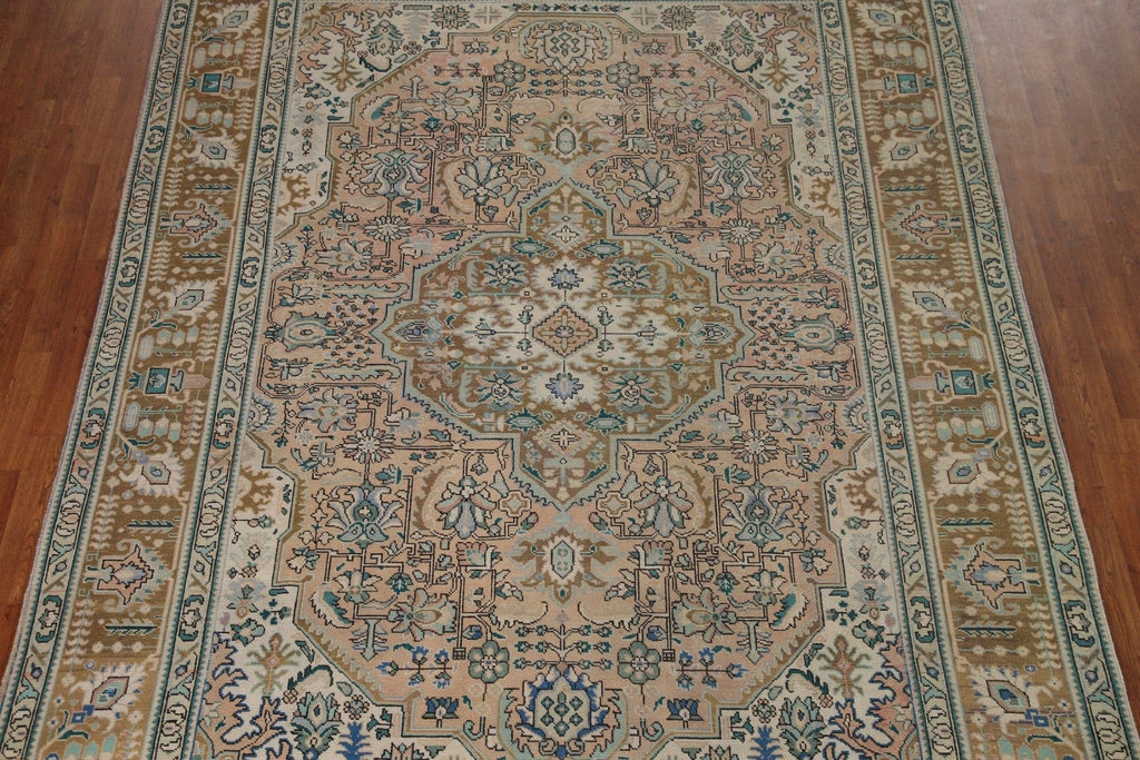 Geometric Tabriz Persian Area Rug 8x11