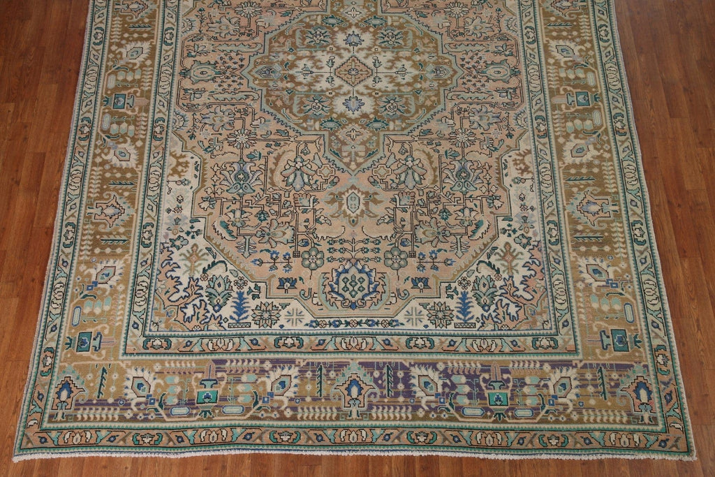 Geometric Tabriz Persian Area Rug 8x11