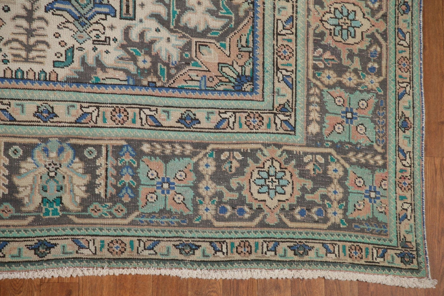 Distressed Tabriz Persian Area Rug 9x12