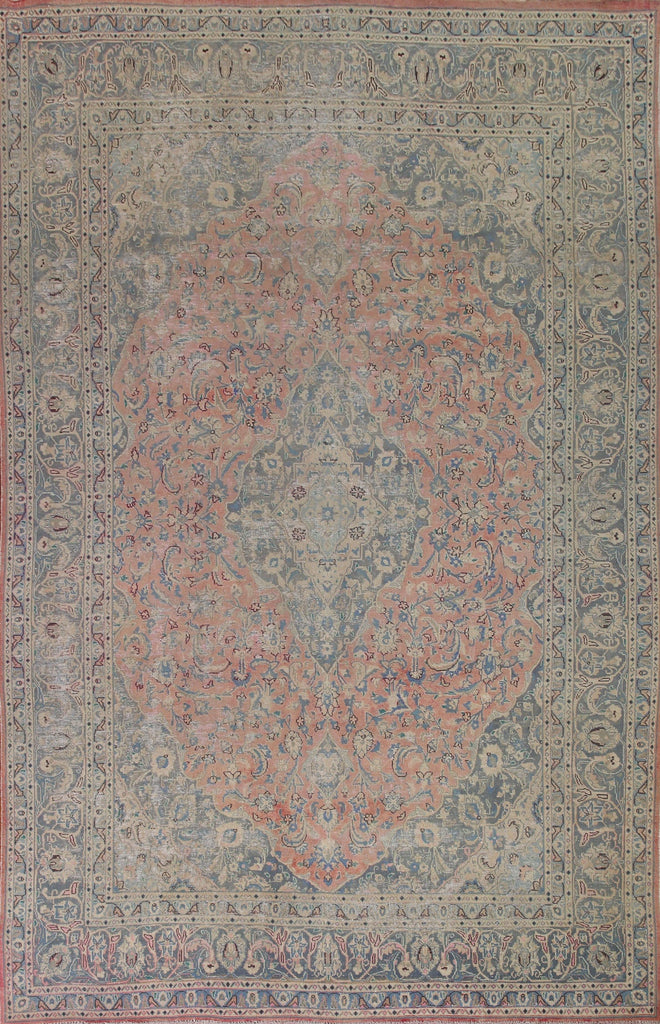 Traditional Mashad Persian Area Rug 10x12