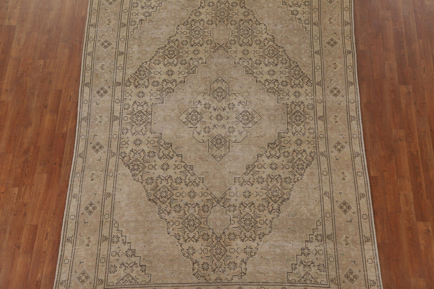 Distressed Tabriz Persian Area Rug 6x9