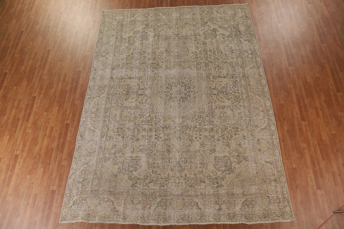 Distressed Tabriz Persian Area Rug 10x13