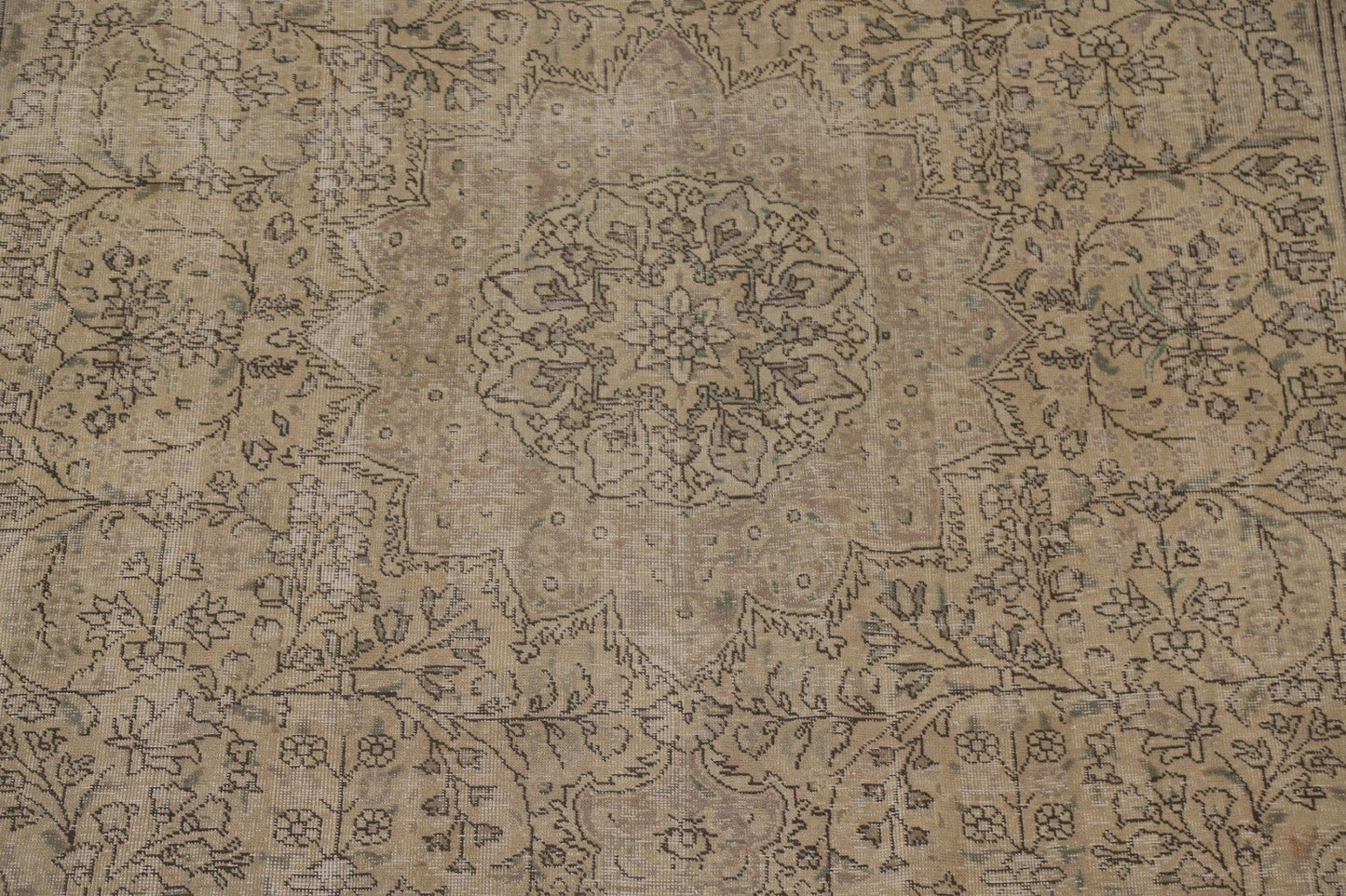 Distressed Tabriz Persian Area Rug 10x13