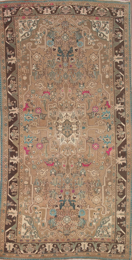 Vintage Tabriz Persian Area Rug 5x9