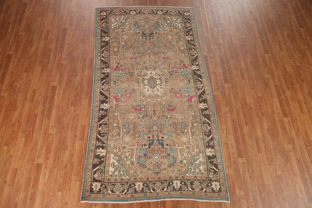 Vintage Tabriz Persian Area Rug 5x9