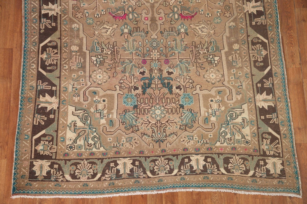 Vintage Tabriz Persian Area Rug 5x9