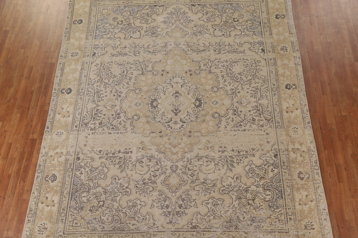 Distressed Tabriz Persian Area Rug 9x12