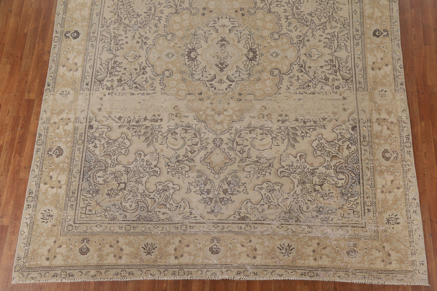 Distressed Tabriz Persian Area Rug 9x12