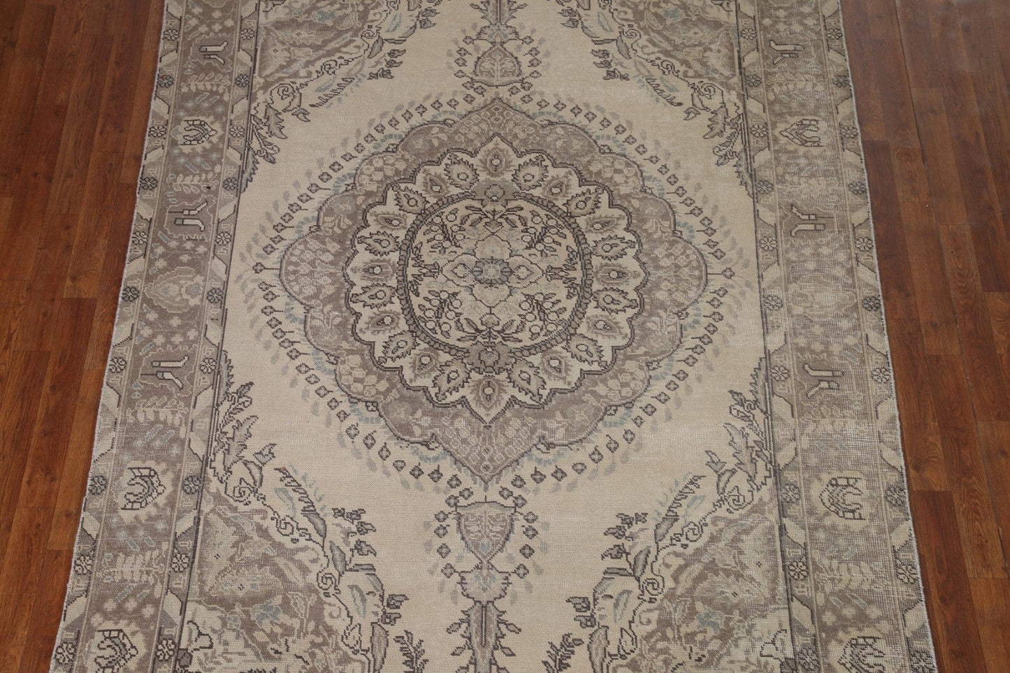 Distressed Tabriz Persian Area Rug 6x10