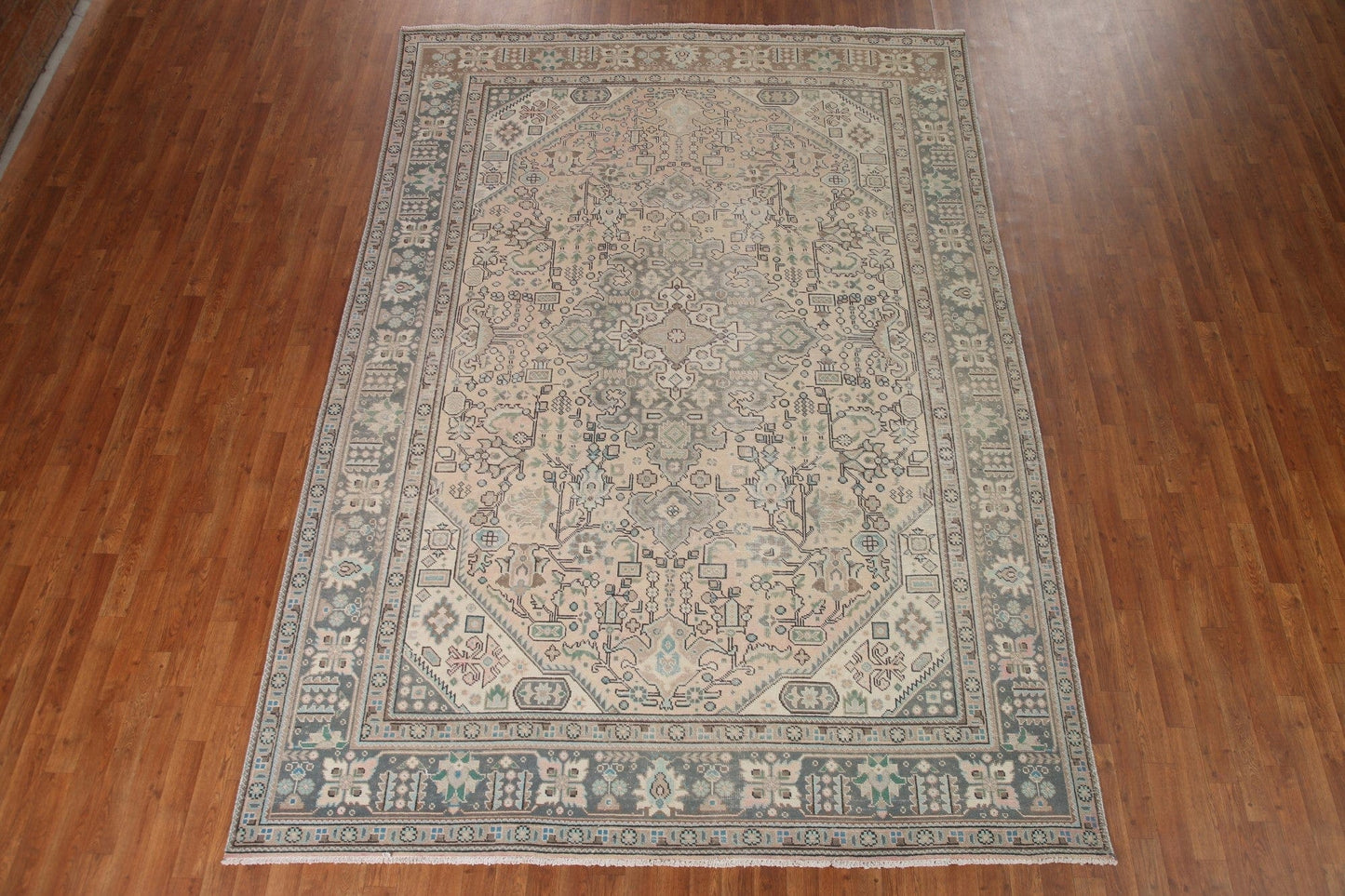 Geometric Tabriz Persian Area Rug 8x11