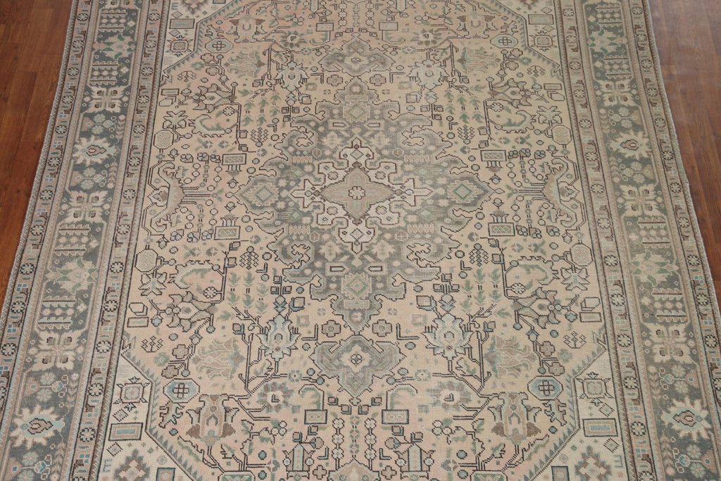 Geometric Tabriz Persian Area Rug 8x11