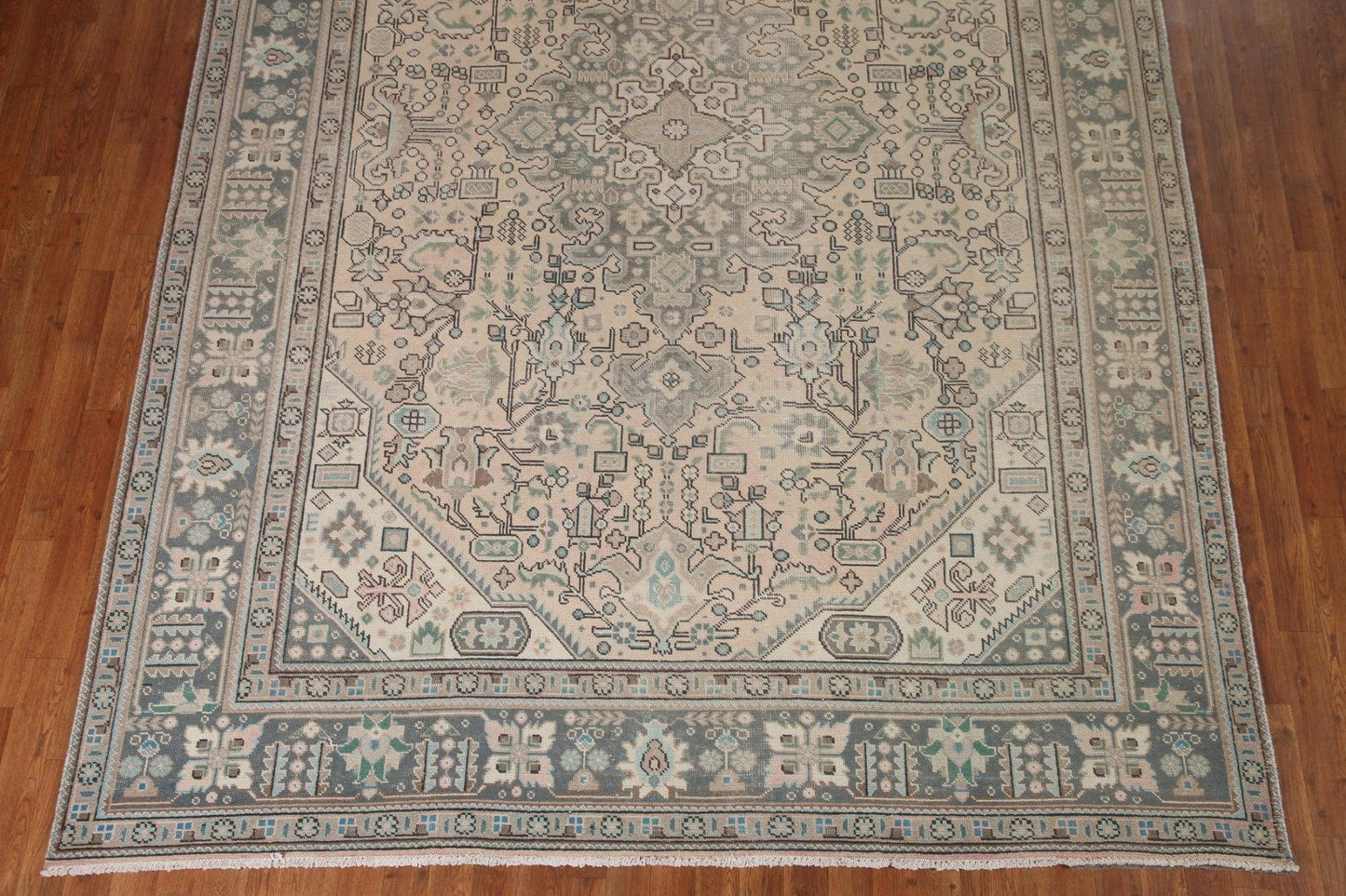 Geometric Tabriz Persian Area Rug 8x11