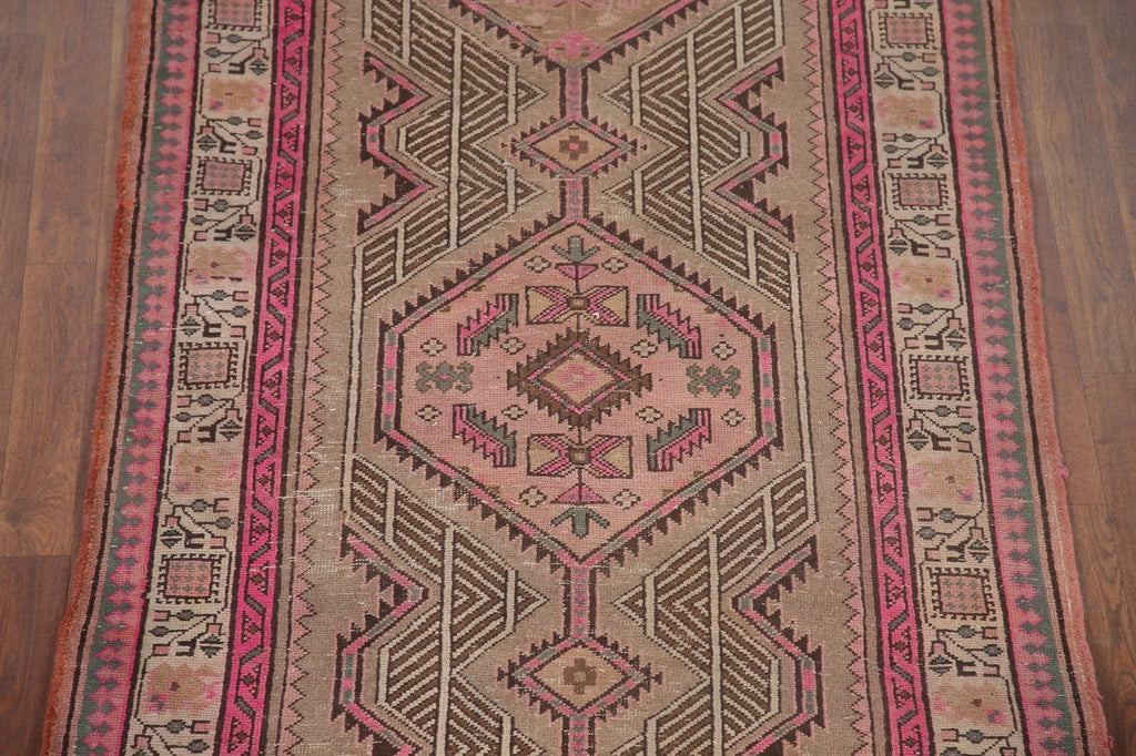 Geometric Ardebil Persian Area Rug 4x15