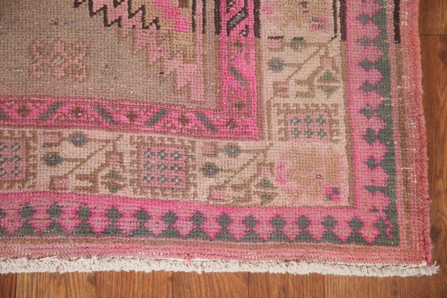 Geometric Ardebil Persian Area Rug 4x15