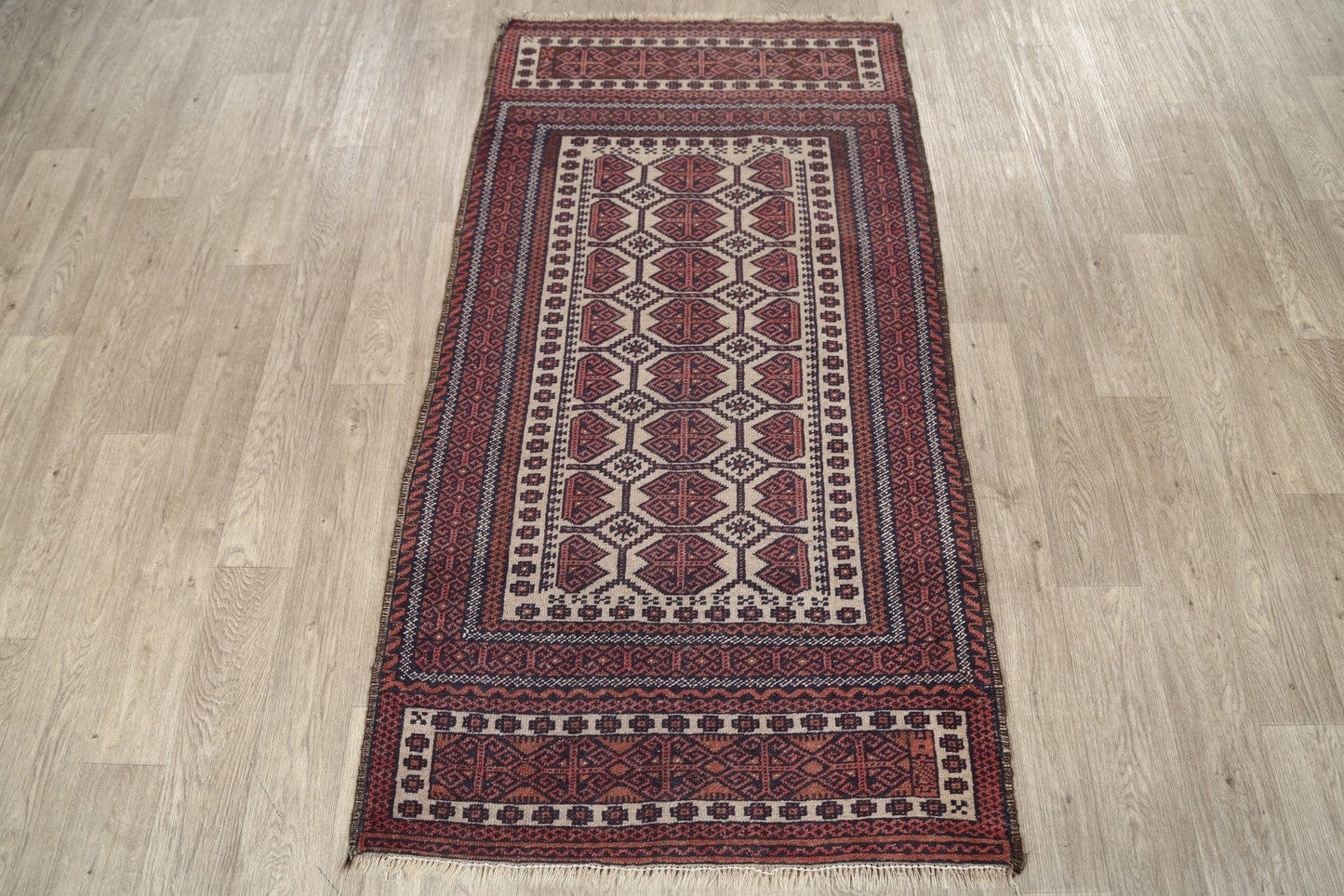 3x6 Balouch Oriental Rug Runner