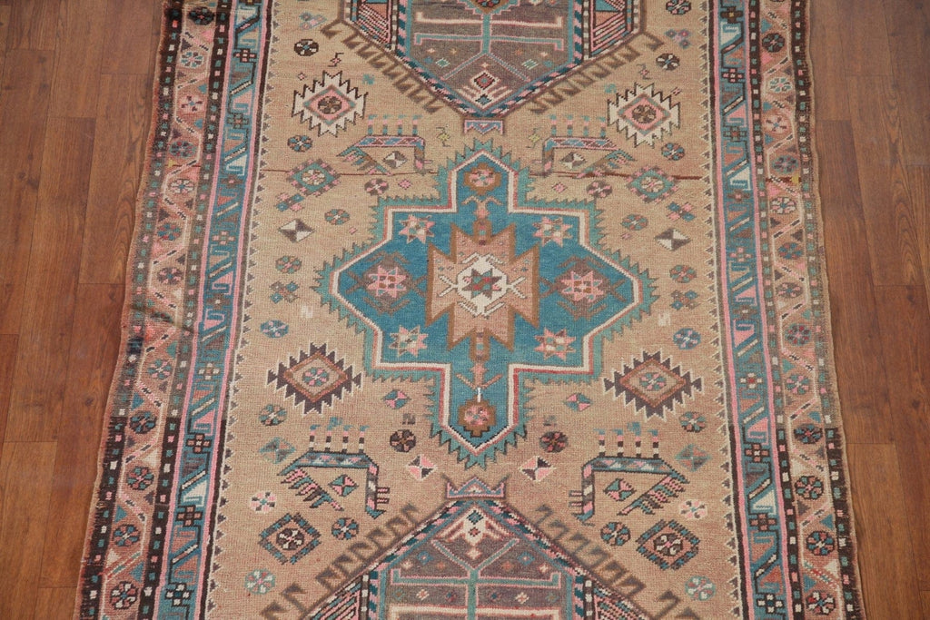Geometric Ardebil Persian Runner Rug 4x11