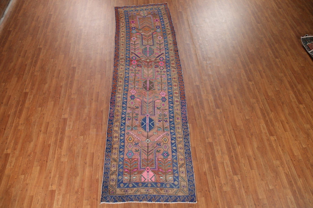 Geometric Ardebil Persian Runner Rug 4x13