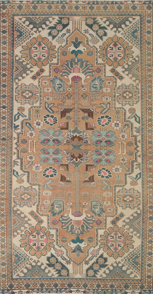 Geometric Heriz Persian Area Rug 5x9