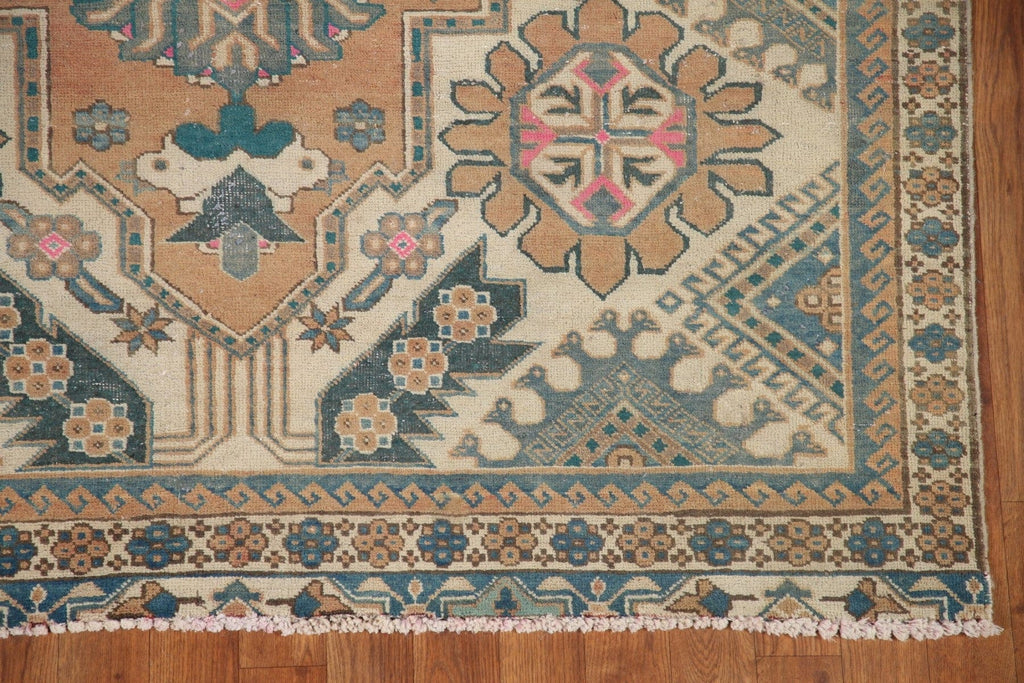 Geometric Heriz Persian Area Rug 5x9