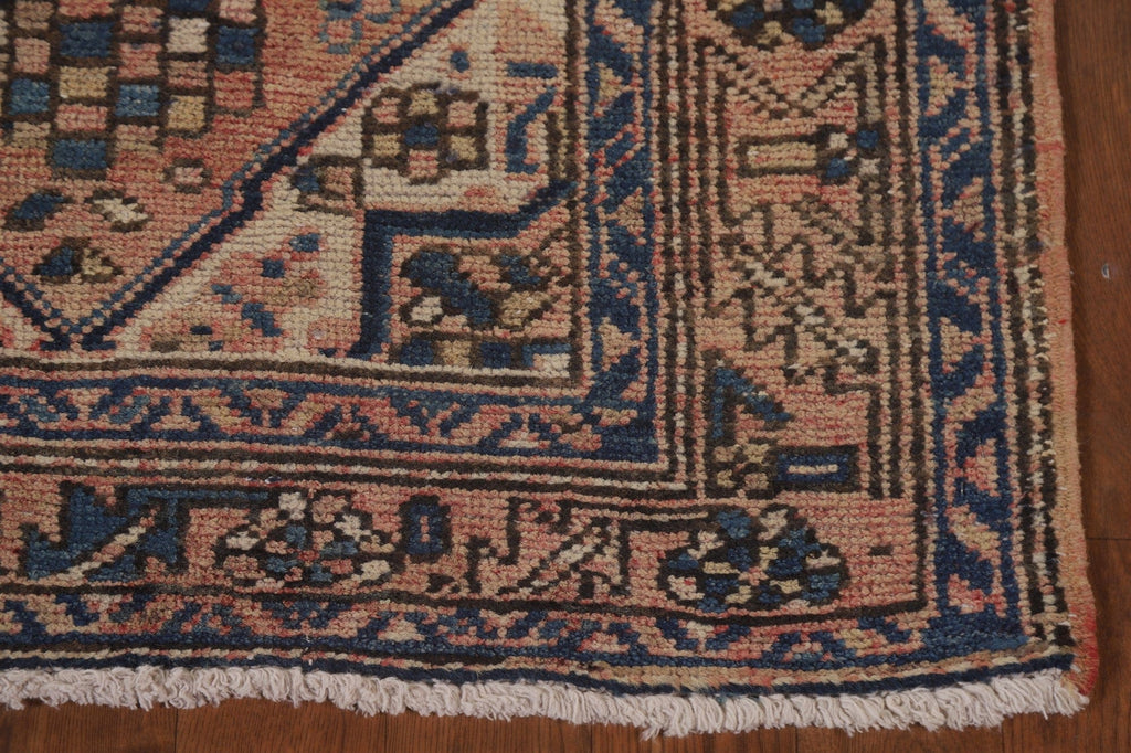 Geometric Heriz Persian Runner Rug 3x11