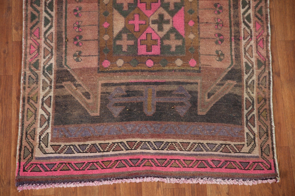 Handmade Ardebil Persian Runner Rug 4x13