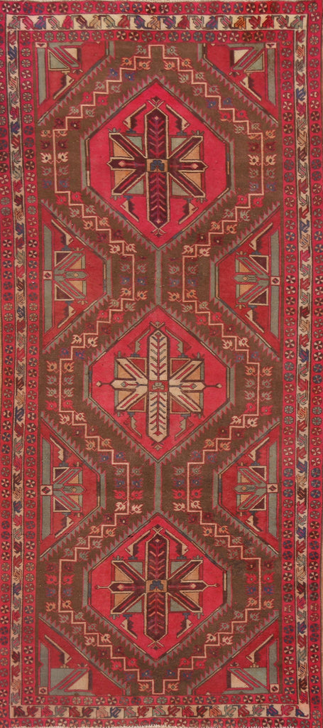 Vintage Meshkin Persian Area Rug 5x11