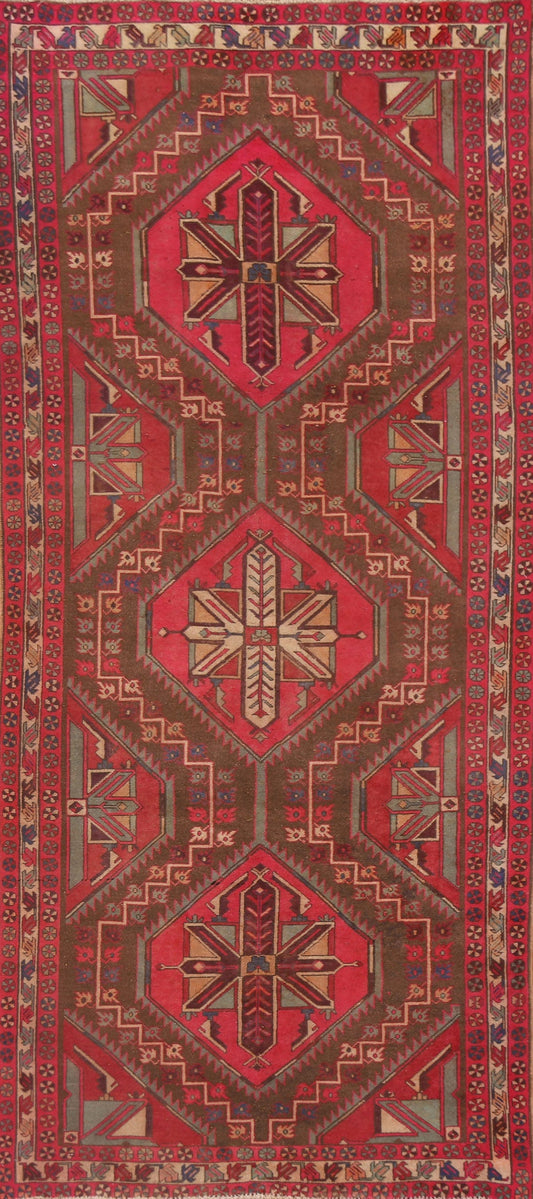 Vintage Meshkin Persian Area Rug 5x11