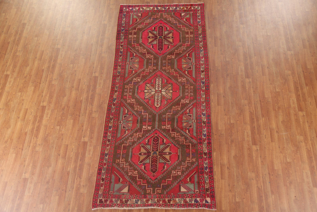 Vintage Meshkin Persian Area Rug 5x11